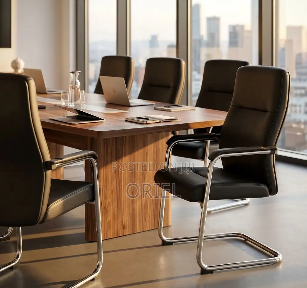 Office Chair : Office Leather Visitor Reception Chair