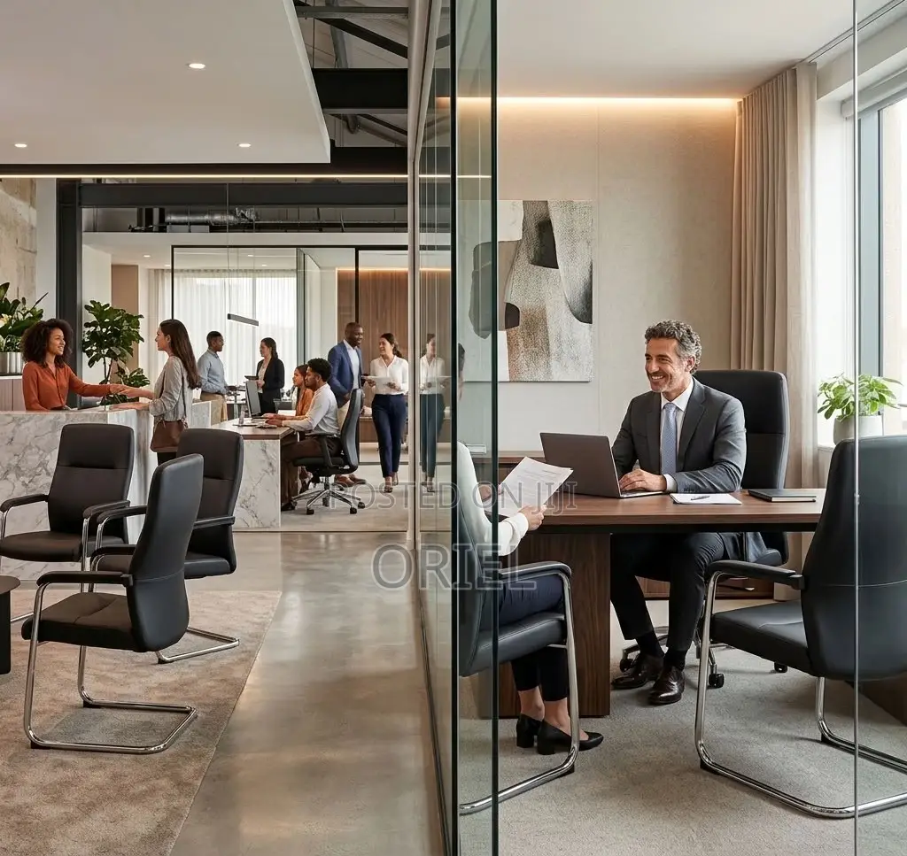 Office Chair : Office Leather Visitor Reception Chair