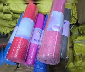 Colourful 7mm Fitness Yoga Mat for Stretching and Exercise