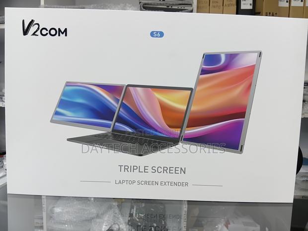 The V2COM S6 Triple Screen Laptop Screen Extender (Model S6) - main view