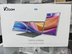 The V2COM S6 Triple Screen Laptop Screen Extender (Model S6)