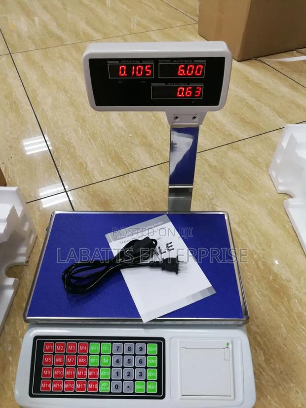 50kg Electric Weighing Scale With Receipt Printer