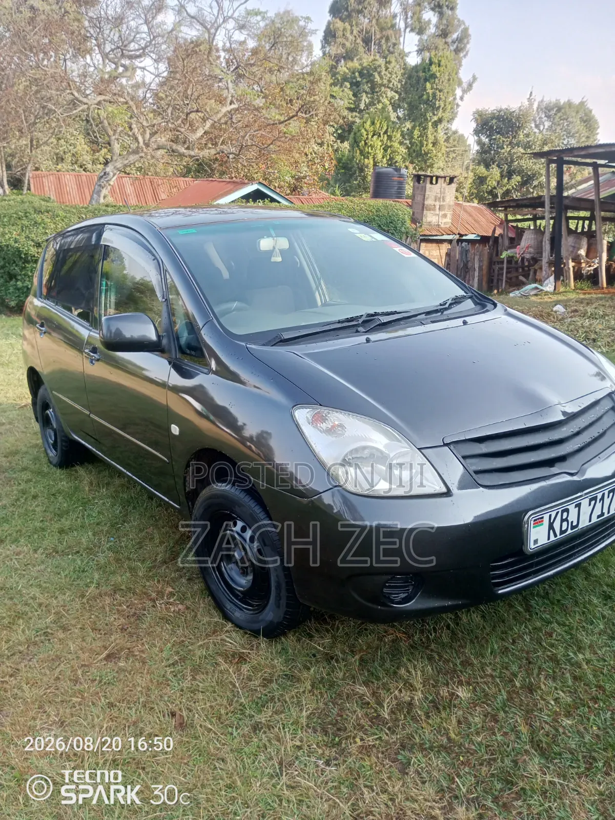 Toyota Corolla Spacio 2002 Black