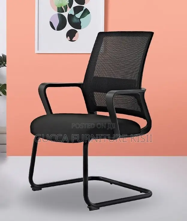 Mesh Cantilever Office Reception Chair