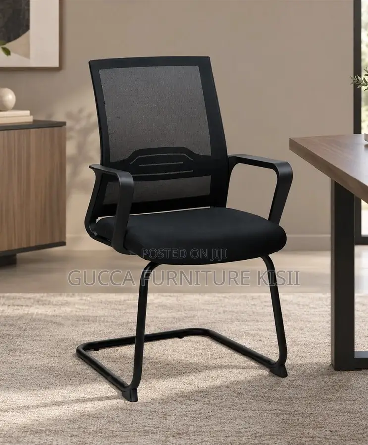 Mesh Cantilever Office Reception Chair