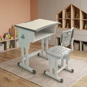 Home Desk; Ergonomic Adjustable Schools Desk Chair Set
