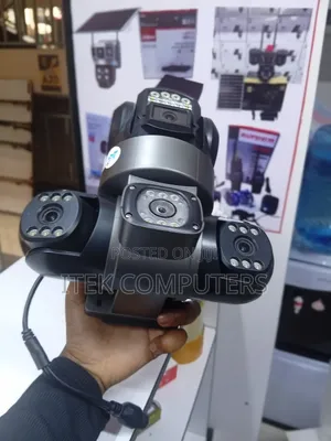 Advanced Triple Lens 4G Electric CCTV Camera for Home Security