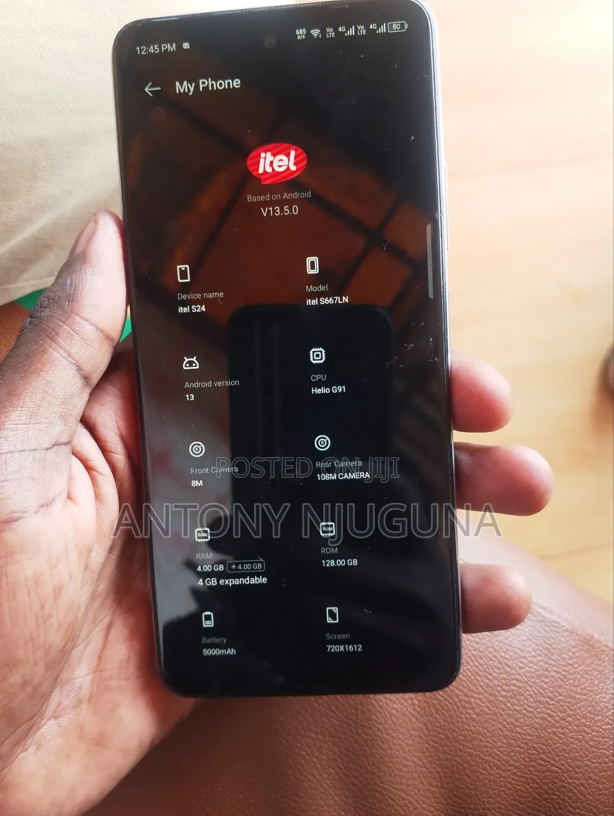 Itel S24 128 GB White