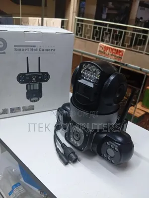 Triple Lens 4G Electric Security Camera for Shops and Retail Stores