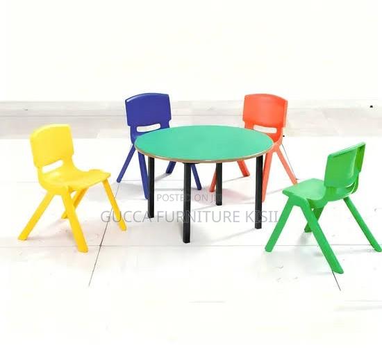 Stackable Ergonomic Kid's Plastic Chair - main view