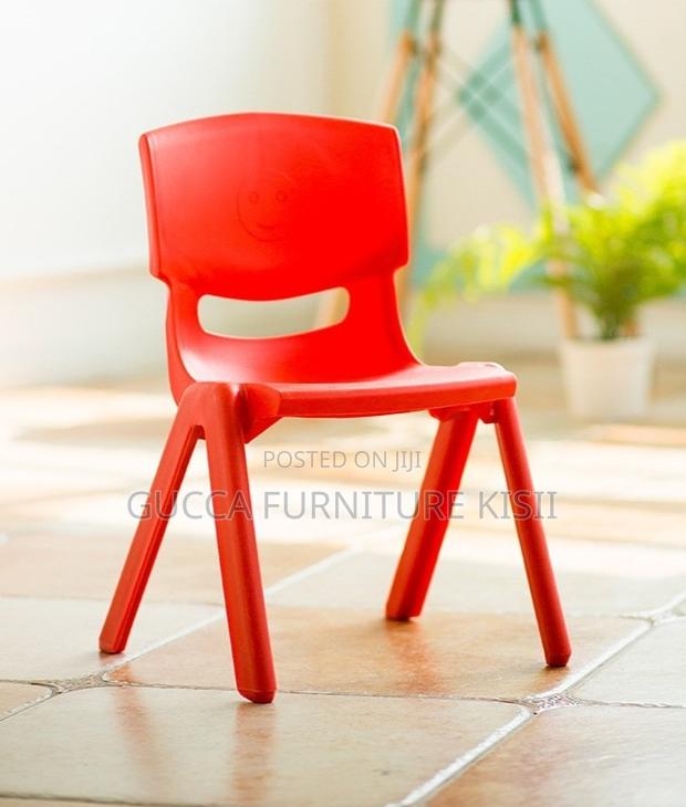 Stackable Ergonomic Kid's Plastic Chair - thumbnail 4