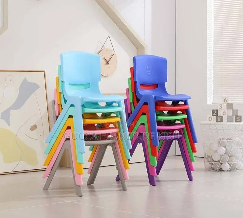 Stackable Ergonomic Kid's Plastic Chair