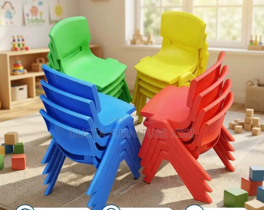 Stackable Ergonomic Kid's Plastic Chair