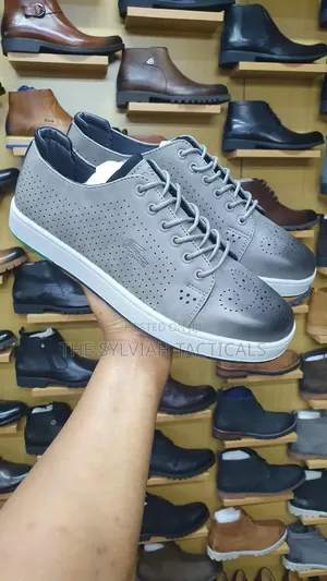 Original Smart Casual Semi Official Leather Men's Lacoste Shoes