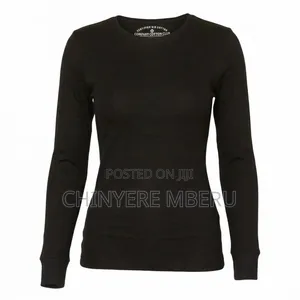 Slim Fit Black Long Sleeve Shirt