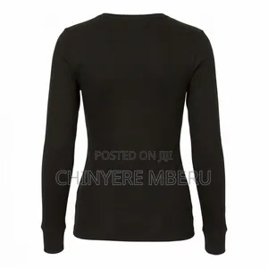 Slim Fit Black Long Sleeve Shirt