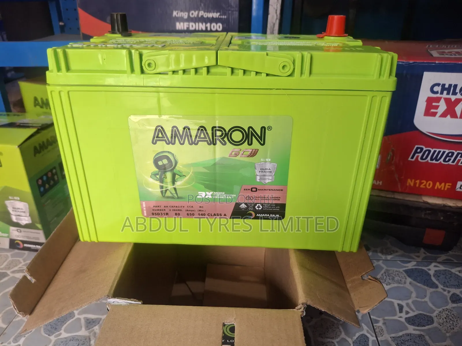 N70 Amaron Battery Made in India