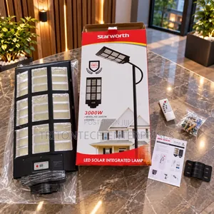 Starworth 3000W Super Bright Outdoor Solar Floodlight