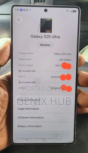 Samsung Galaxy S25 Ultra 256 GB Gray