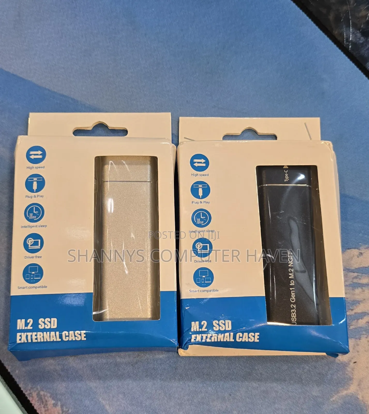 M.2 SSD External Enclosure Case – Double Notch B+M Key