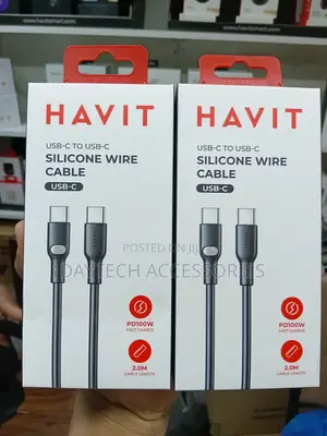 HAVIT MaxPower 100W Type-C to Type-C Cable 2M