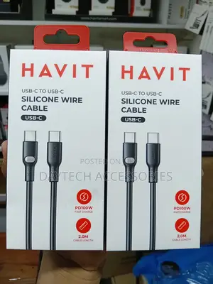 HAVIT MaxPower 100W Type-C to Type-C Cable 2M