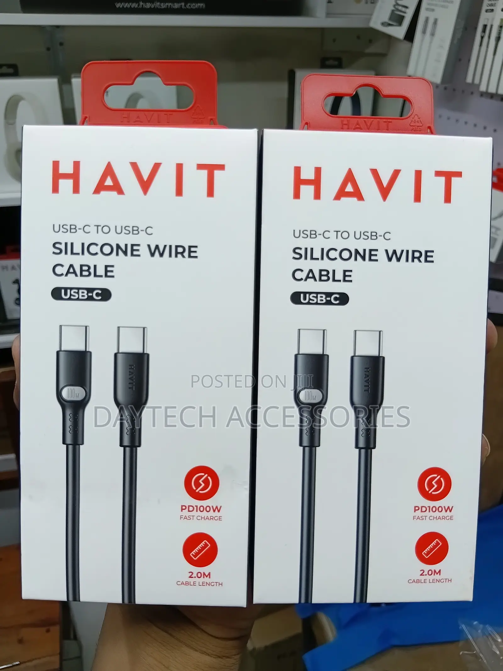 Havit Cable 100w TYPE-C to TYPE-C 2N