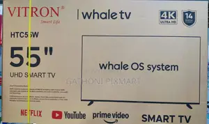 Vitron 55 Inch QLED UHD Smart TV With Whale OS System