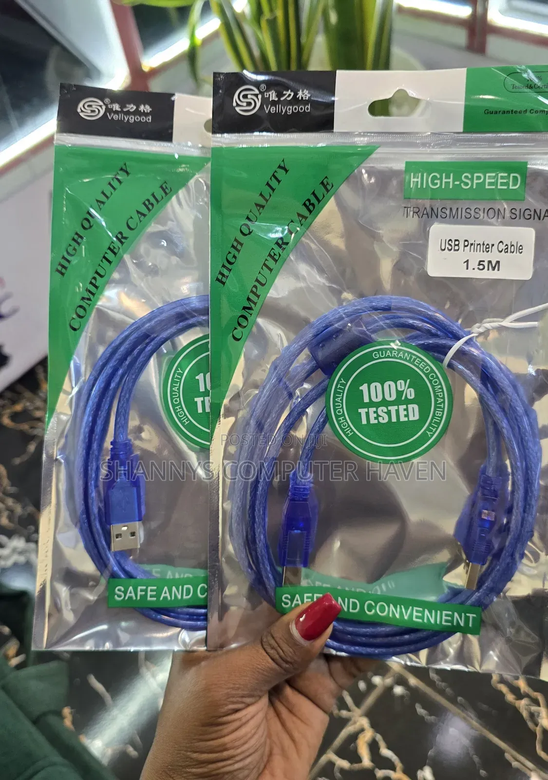 USB 2.0 Printer Cable 1.5M – USB a to B for Printers