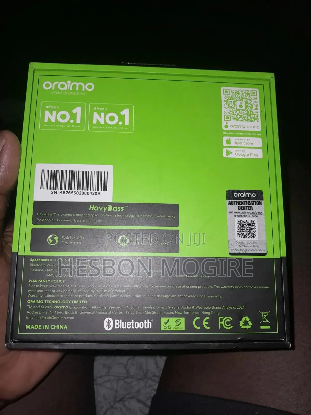 Oraimo Spacebuds 2