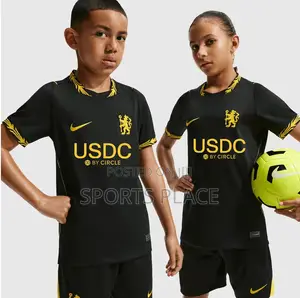 Chelsea Away Black Jersey for Kids