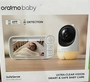 Oraimo SafeSense 2K Baby Monitor 360° PTZ With WiFi App Control