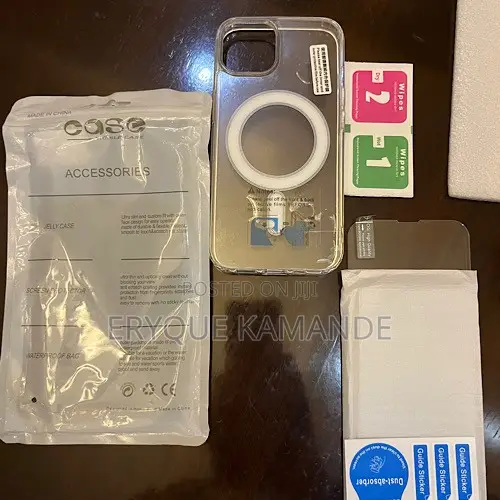 iPhone 15 Magsafe Clear Phone Case With Screen Protector