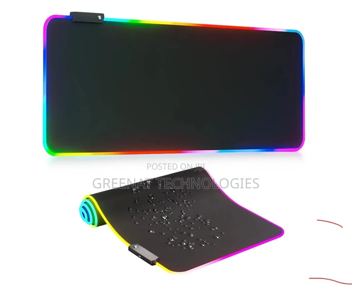Large RGB Gaming Mousepad LED Lighting Extended Mouse Pad USB Powered