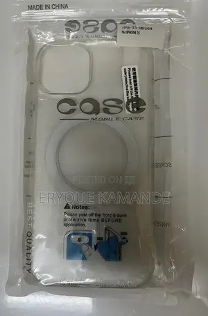 iPhone 15 Magsafe Clear Phone Case With Screen Protector