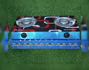 Olelon 2 Burner Glass Top Gas Cooker – Compact & Stylish