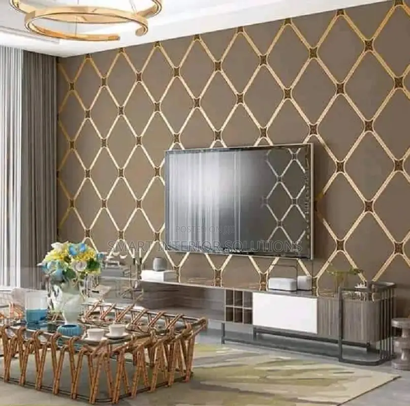 PVC 3D Wallpaper for Interior Walls