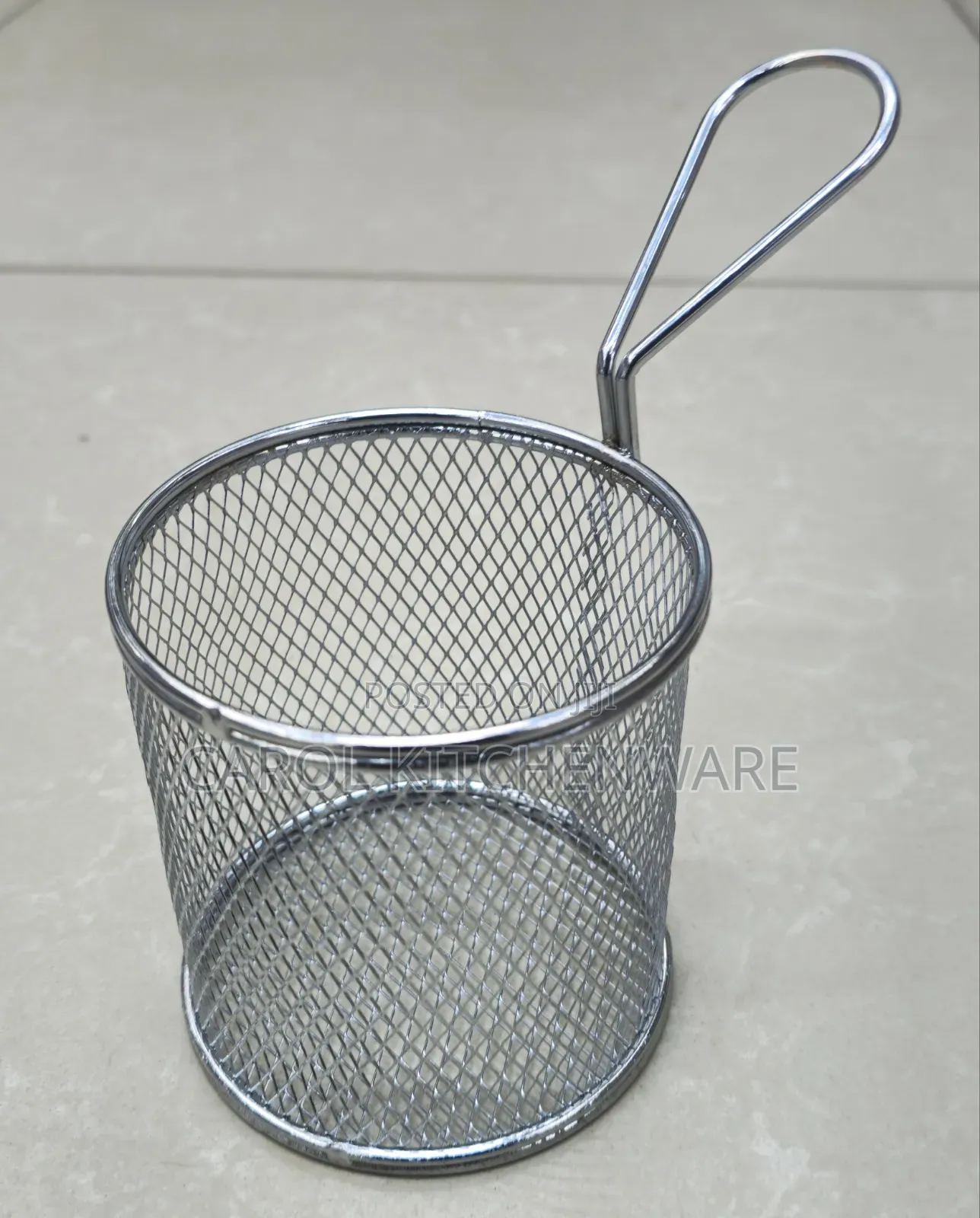 Mini Round Stainless Steel Fry Basket