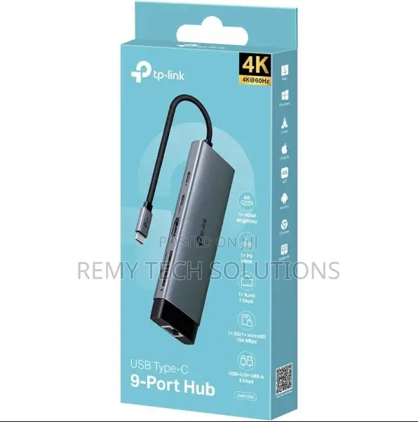 Tp Link UH9120C 9 Port Multifunction Adapter