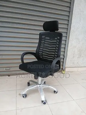 Mesh Office Chair With Armrests Headrest