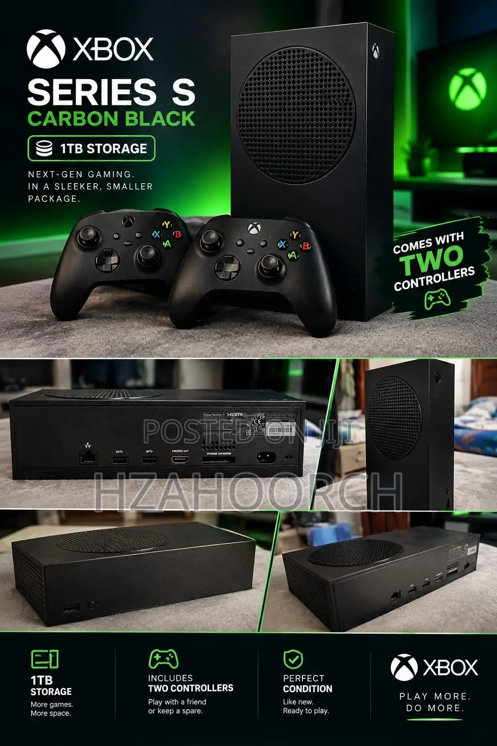 Microsoft XBOX S Carbon Black