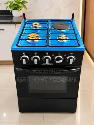 Vision 50x55cm Combination Gas and Electric Standing Cooker 3+1