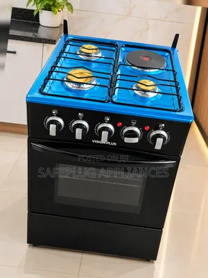 Vision 50x55cm Combination Gas and Electric Standing Cooker 3+1