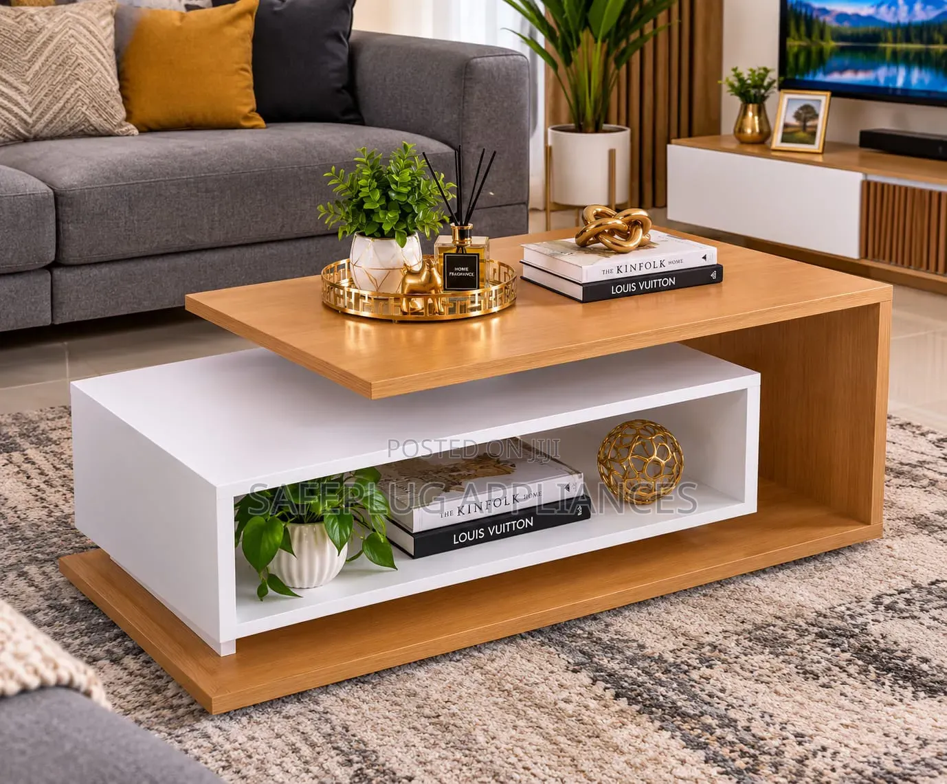 Modern Executive Laminated Floating Centre Table for Your Home
