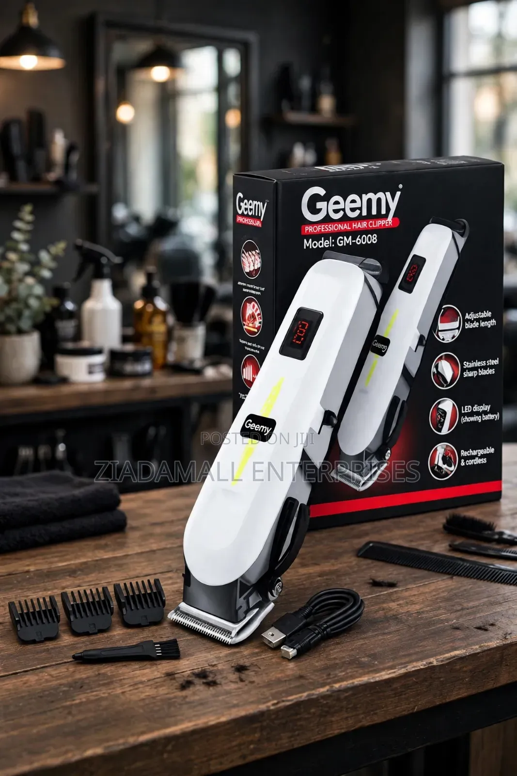 *Cordless, Rechargeable Geemy Shaver* 
Sks**
