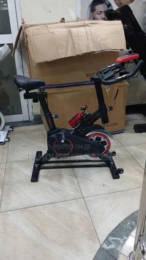 Euromax Red and Black Exercise Bike