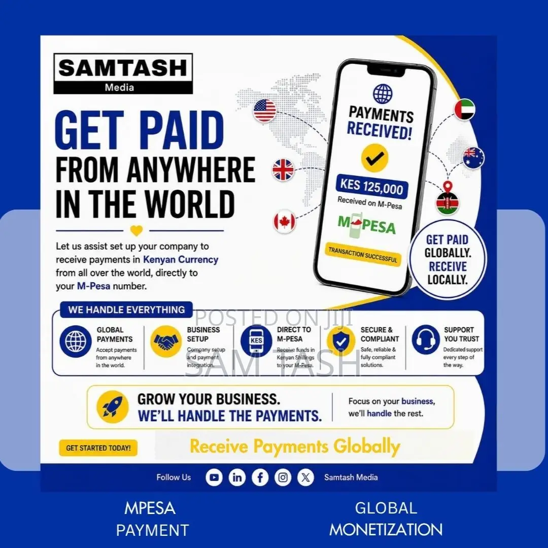 Get Paid Online With Mpesa Globally