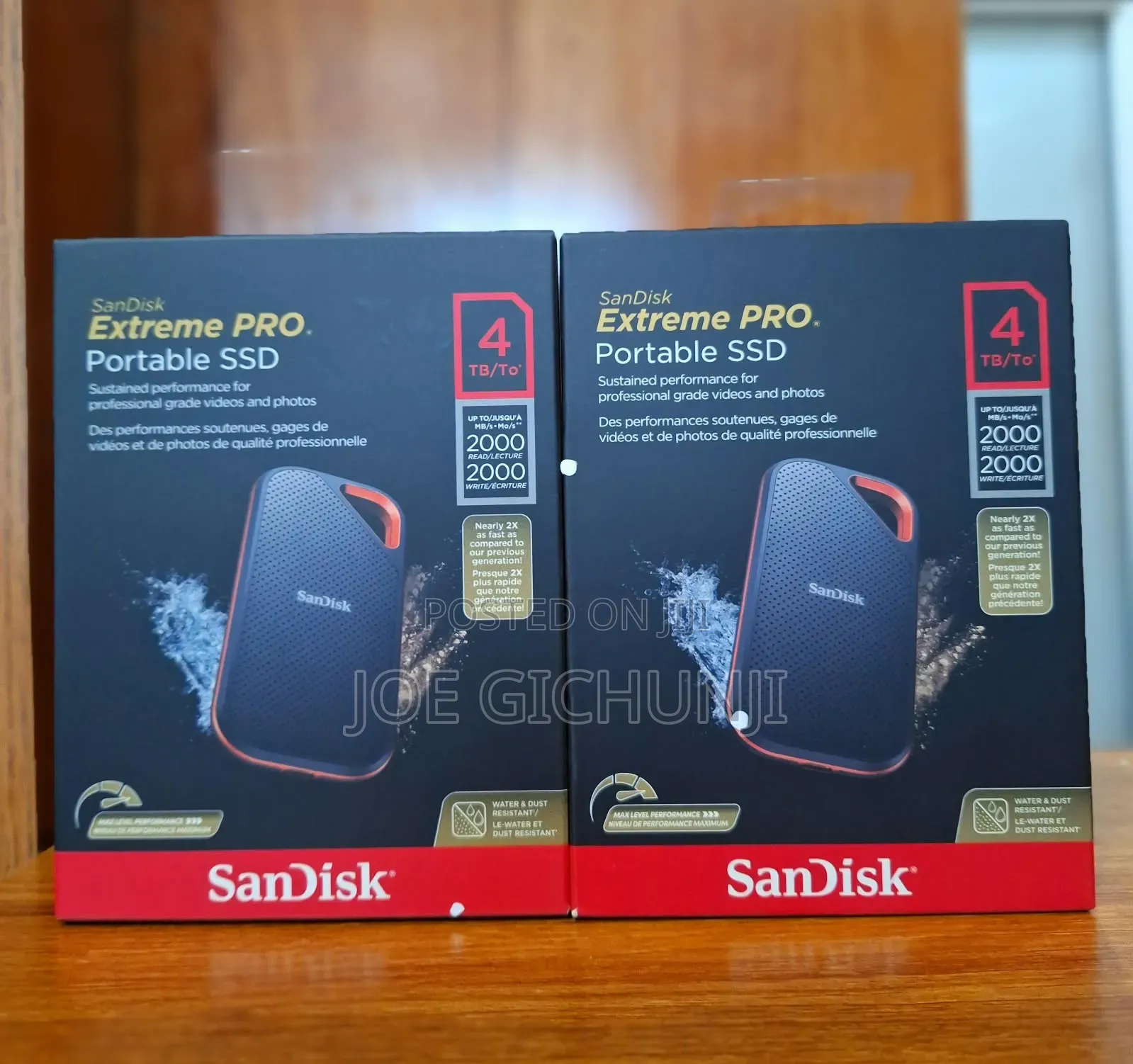 SanDisk Extreme PRO 4TB Portable SSD (V2 - 2000mb/S)