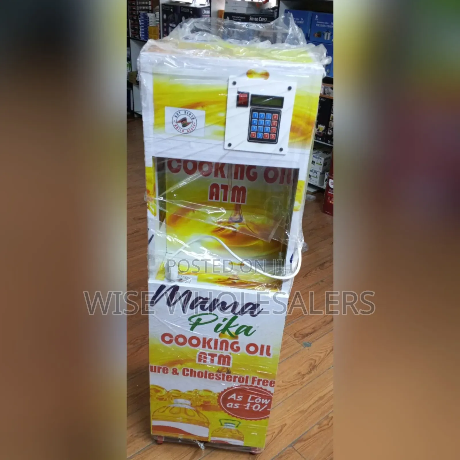 Automatic Cooking Oil ATM Machine With Digital Keypad – Mama Pika