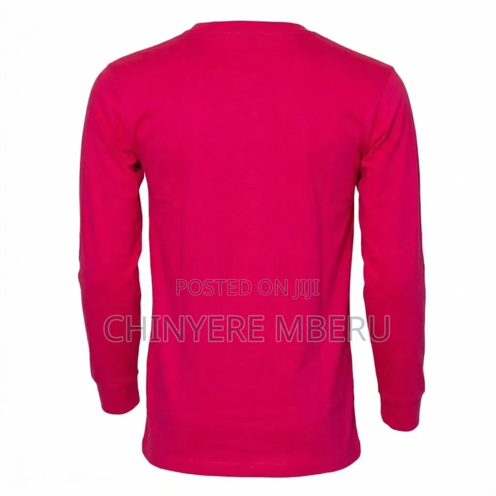 Slim Fit Pink Long Sleeve Shirt